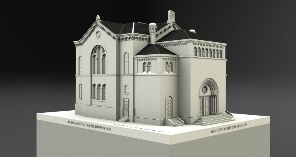 3D image Old Synagogue