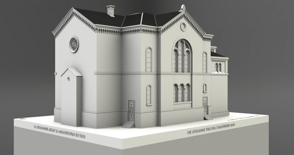 3D image Old Synagogue