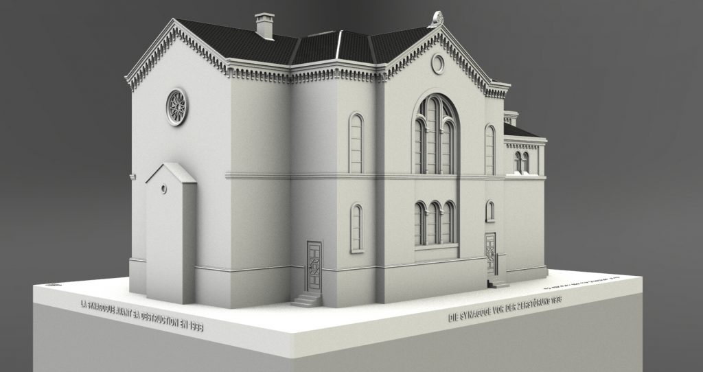 3D Bild Alte Synagoge