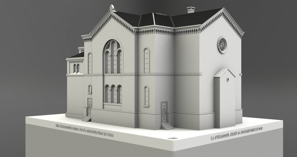 3D Bild Alte Synagoge